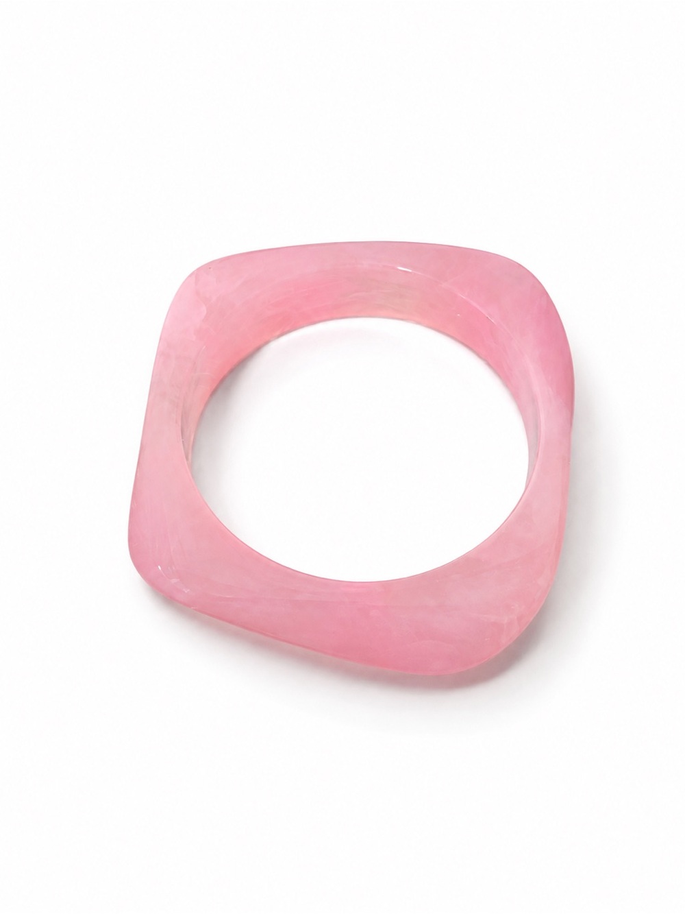 Chunky acrylic bangle bracelet